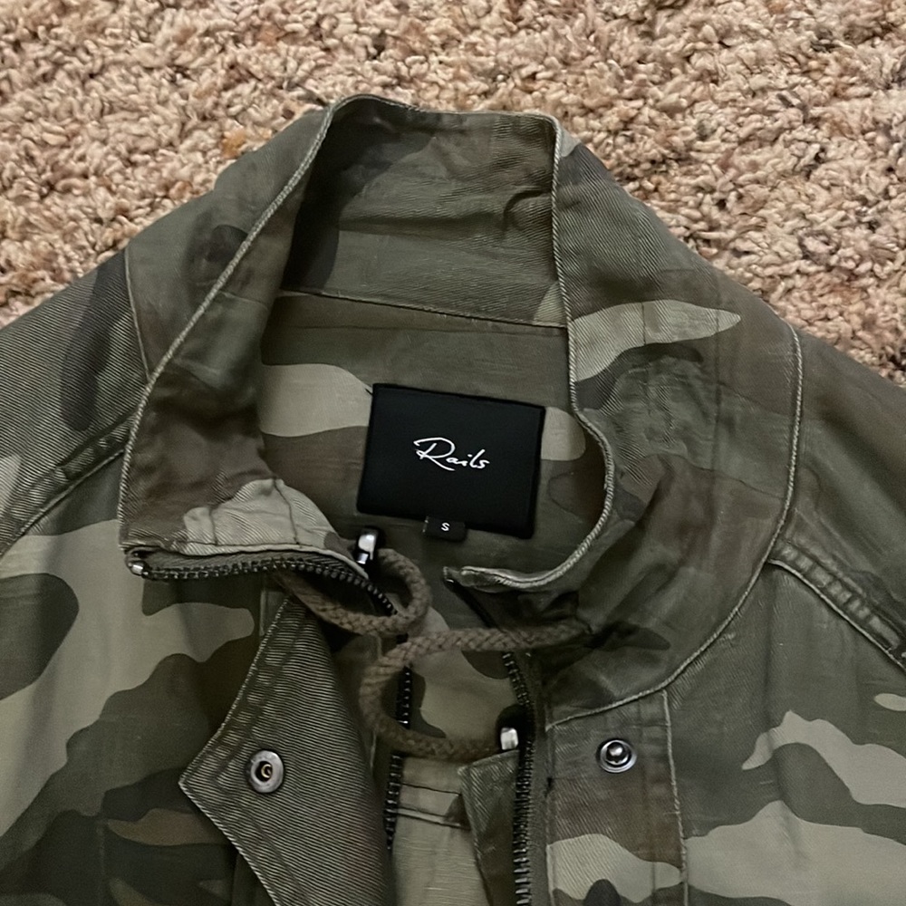 Rails Army Print Utility Jacket - image 2